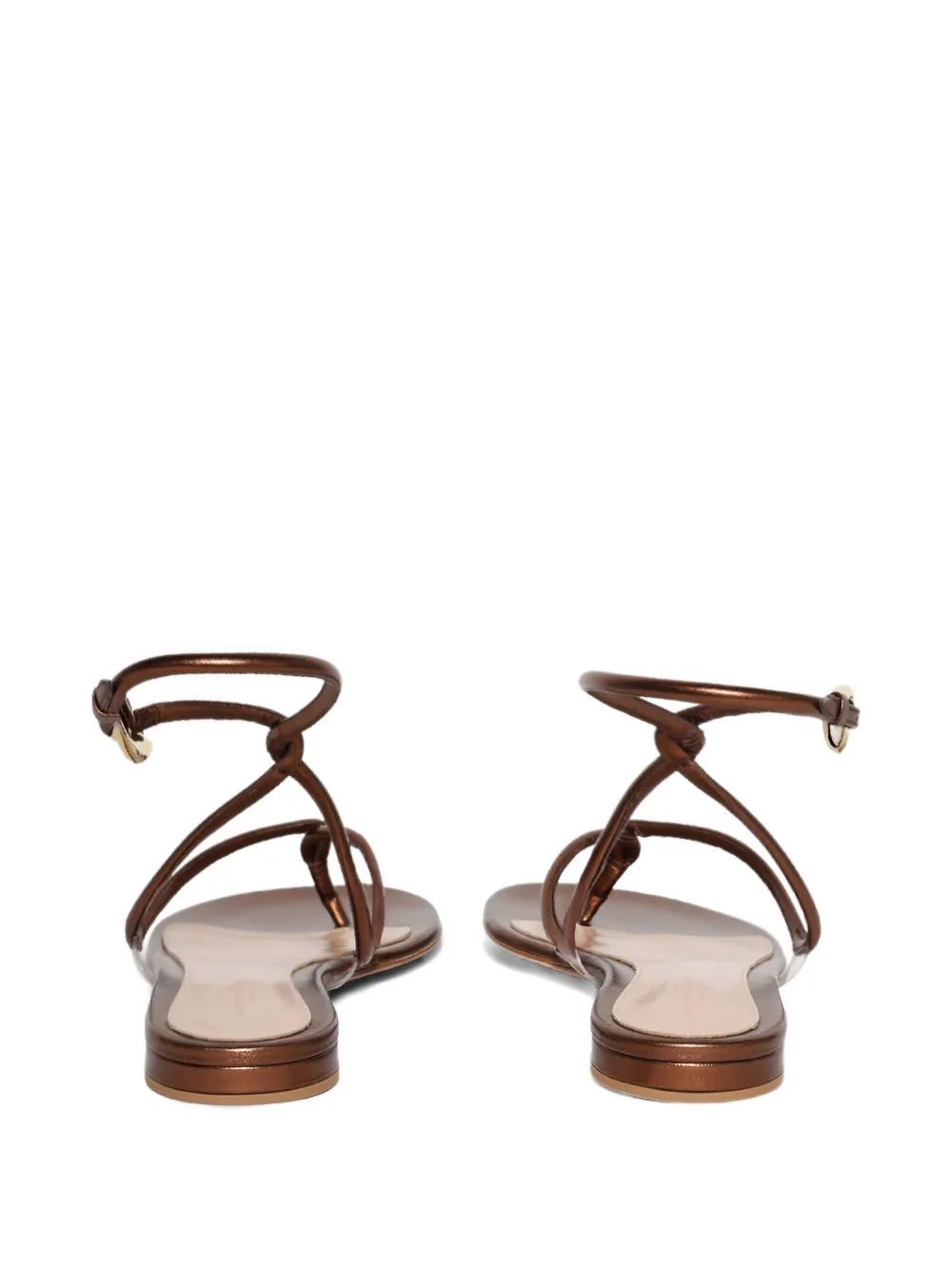 Gianvito Rossi Mamba sandalen met bandjes Bruin