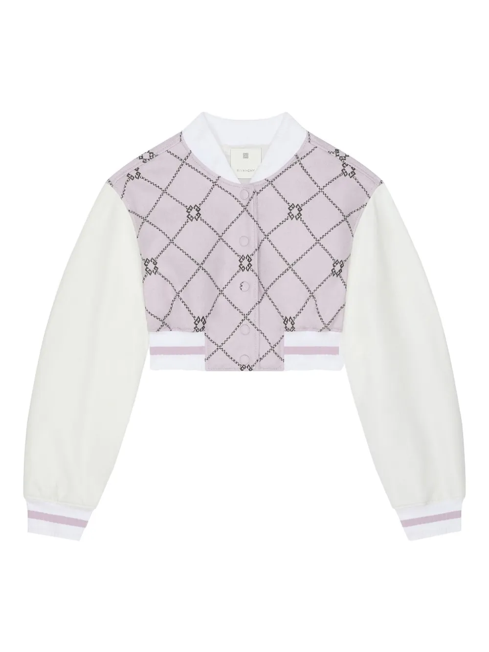 Givenchy cropped varsity jacket | Grey | Image 1