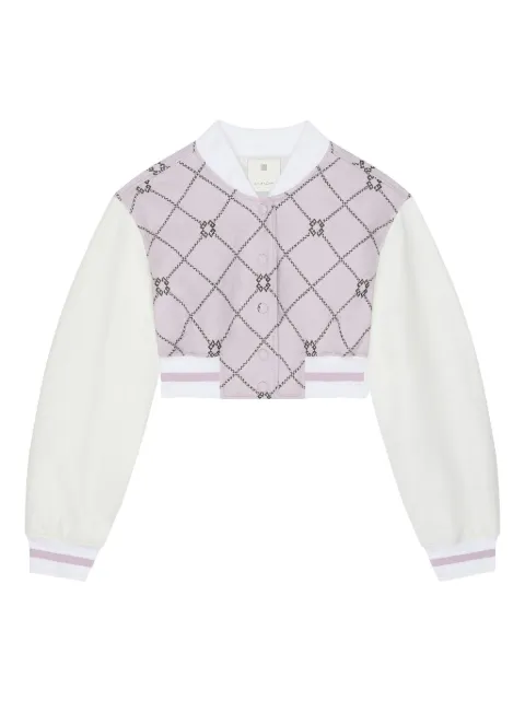Givenchy cropped varsity jacket