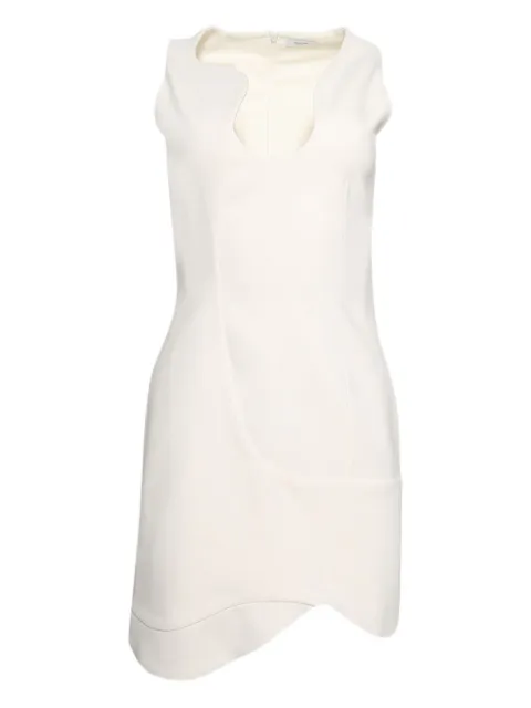 Ferragamo curved-neckline sleeveless dress
