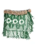 diotima sequin-embellished crochet skirt - Green