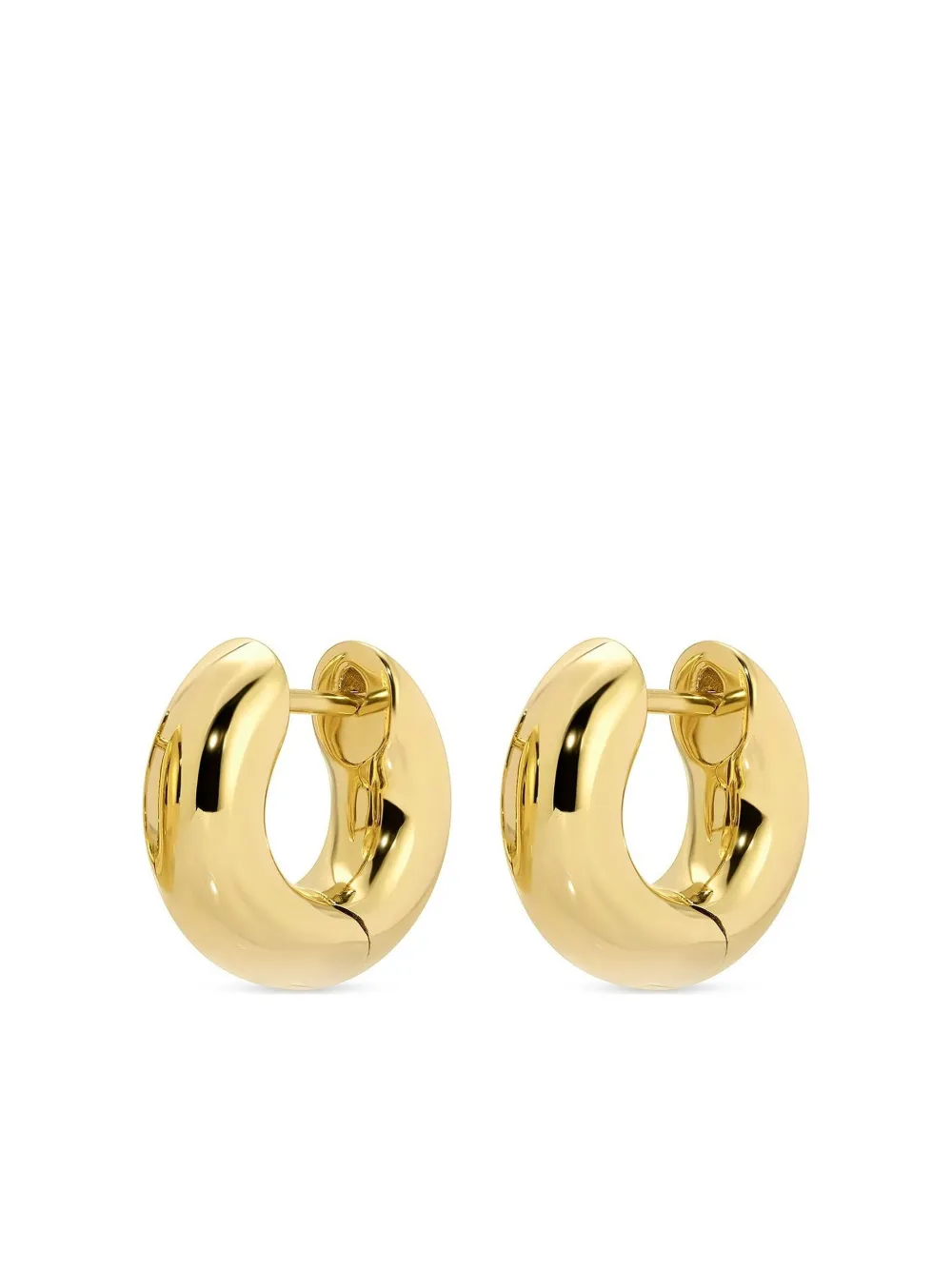 18K yellow gold Cosmo huggie earrings