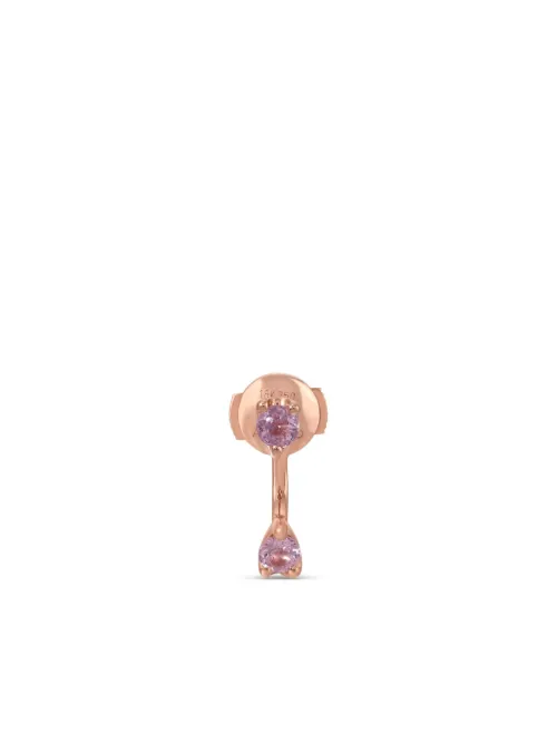 Boucle d'oreille Orbit en or 18ct sertie de saphirs - Anita Ko - Modalova