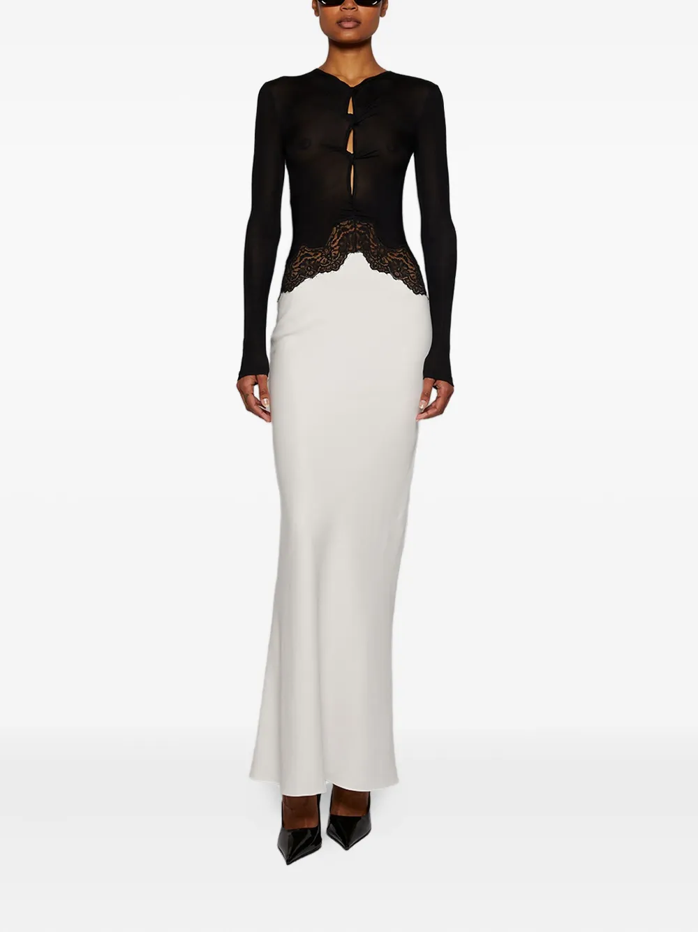 Christopher Esber lace-trimmed long-sleeve dress | Cocktail & Party Dresses | Image 2