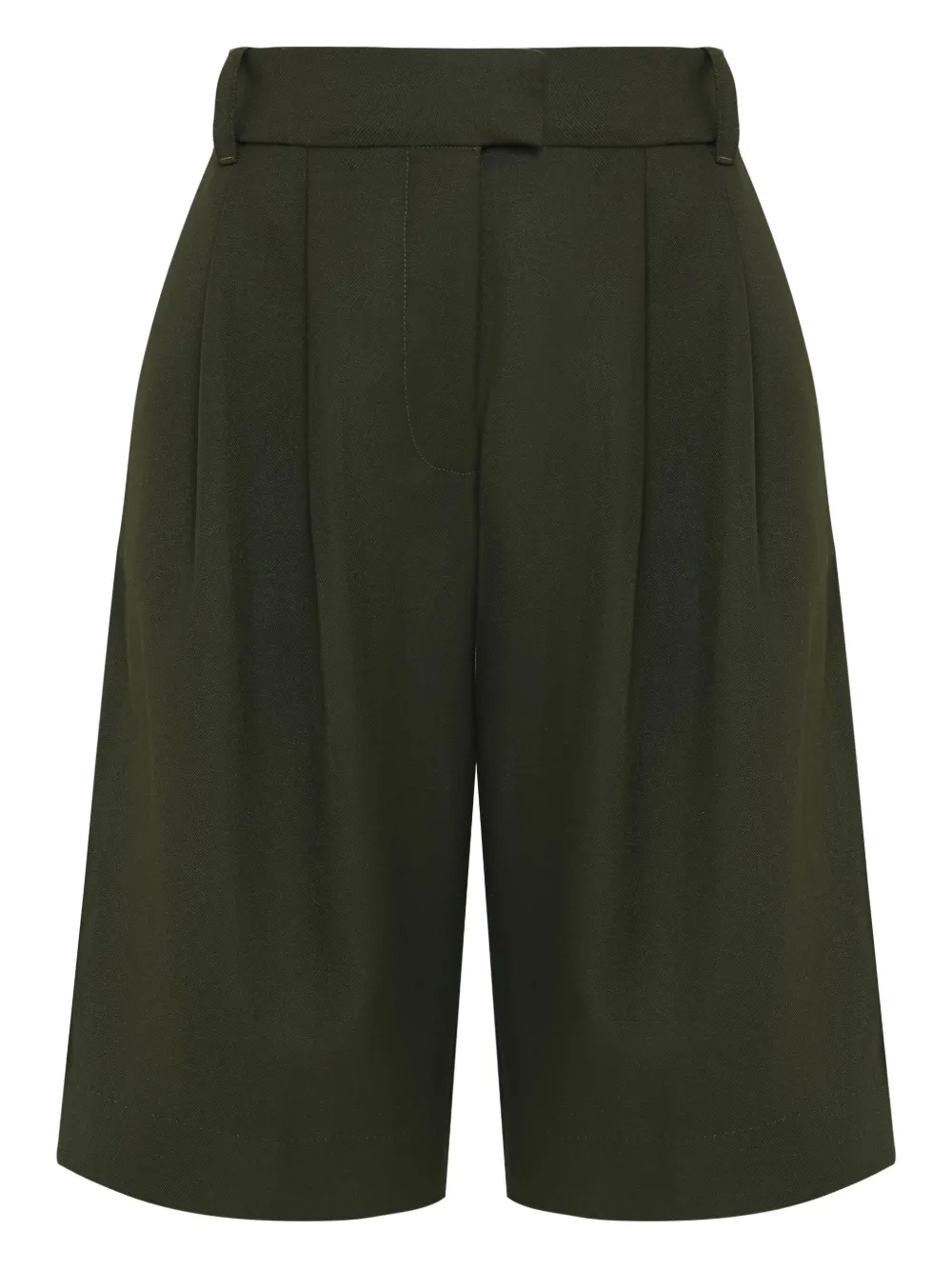 Andrea Bogosian Bermuda de alfaiataria com pregas | Verde | Image 1