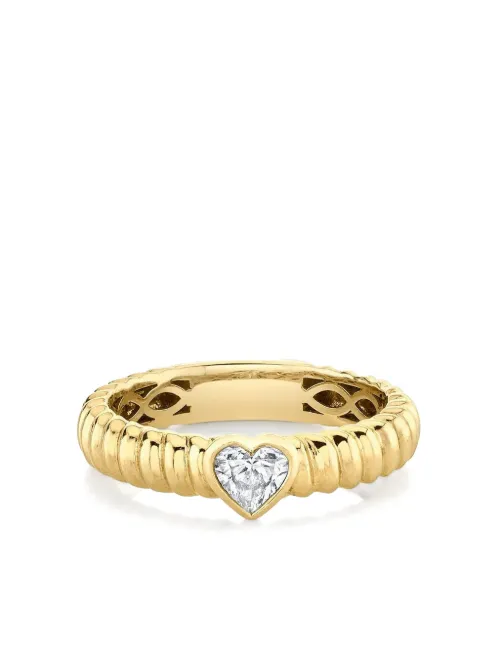 Bague Zoe en 18ct pavée de diamants - Anita Ko - Modalova