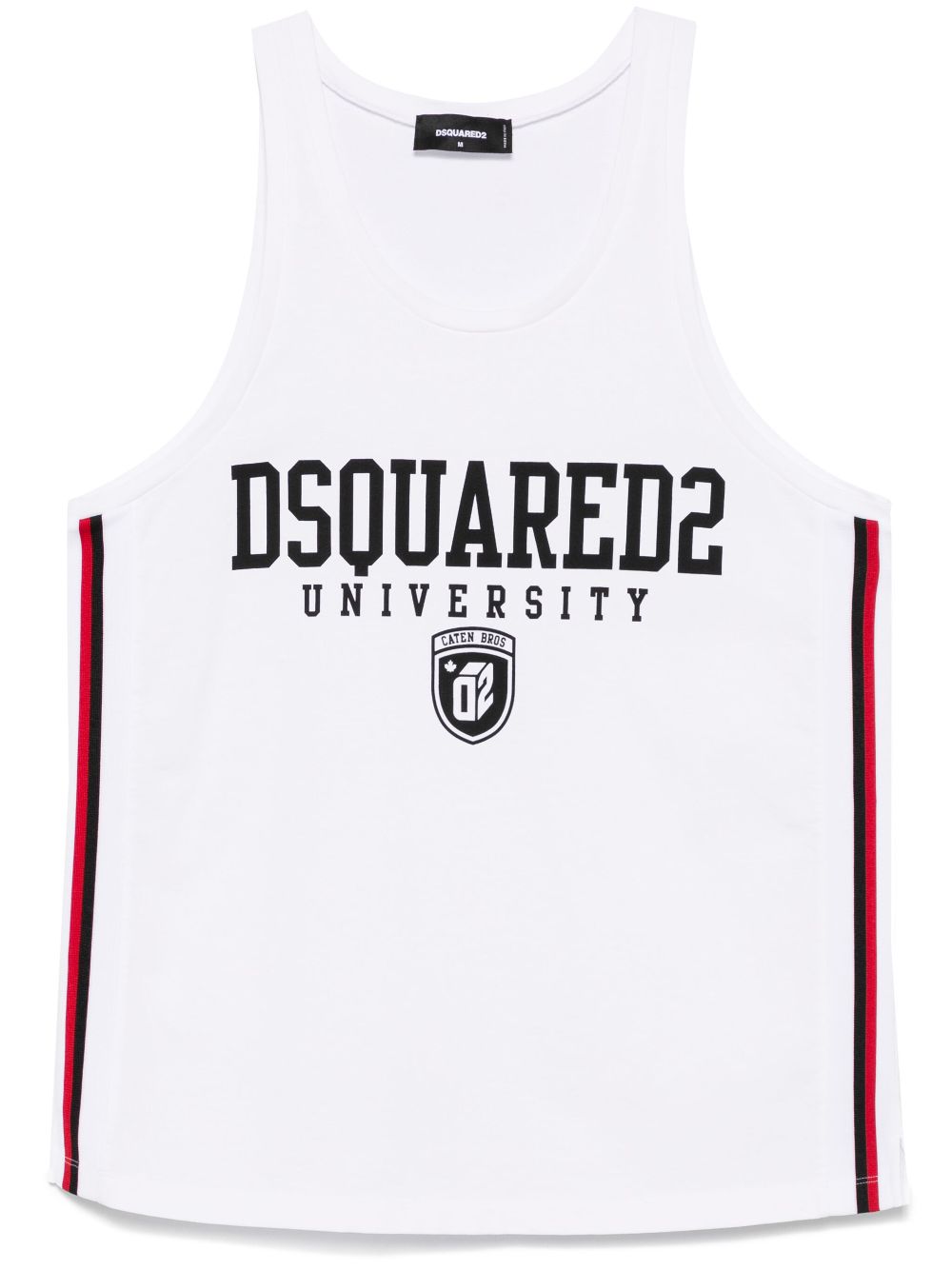 logo-print tank top