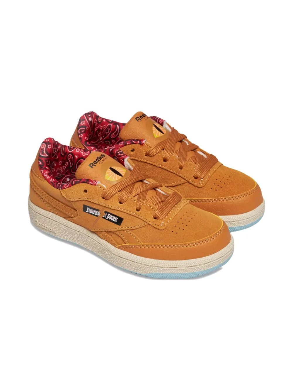 Reebok Kids Club C PS "Jurassic Park" trainers Orange