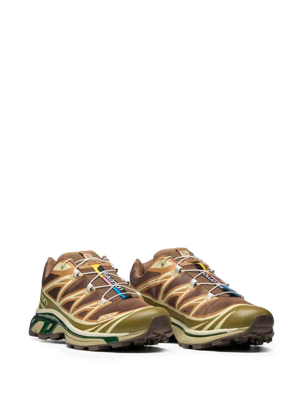 Salomon XT-6 "Lizard Eden" sneakers - Bruin