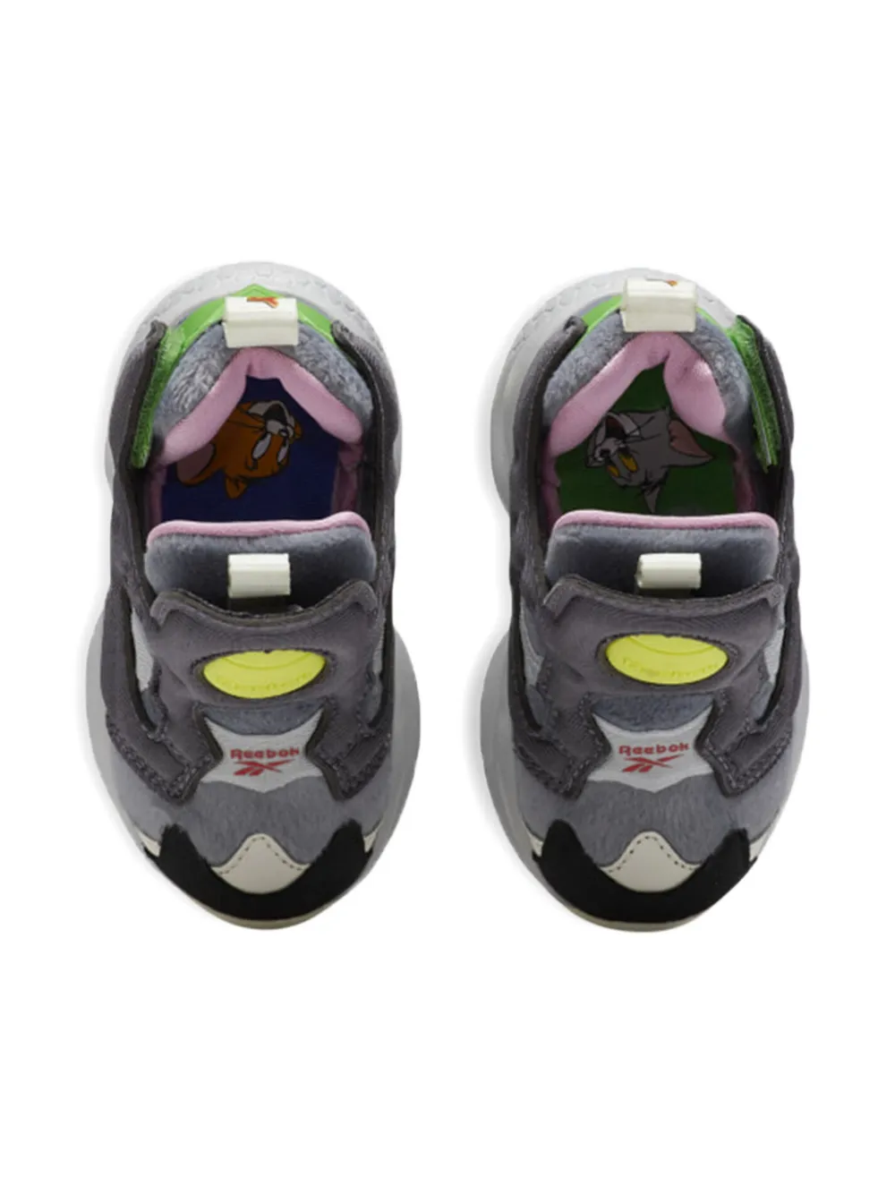 Reebok Kids Instapump Fury TD "Tom & Jerry" trainers Grey