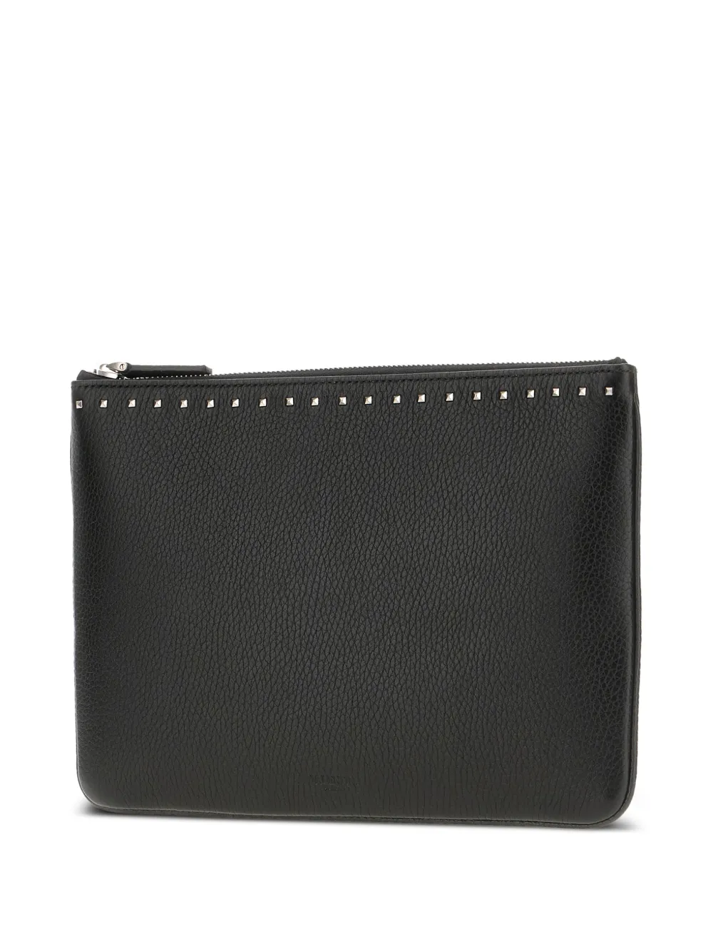 Valentino Garavani Leren clutch Zwart