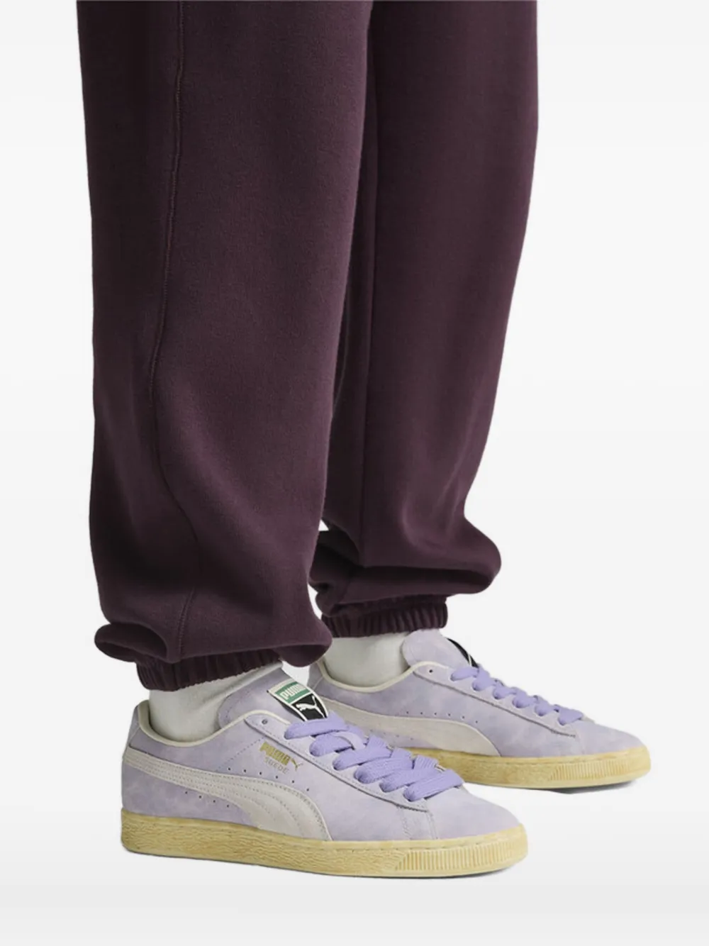 Puma Faded "purple/white" Sneakers In Purple