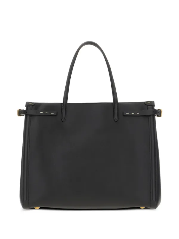 Valentino Garavani Borsa Tote Con Placca Logo | Nero