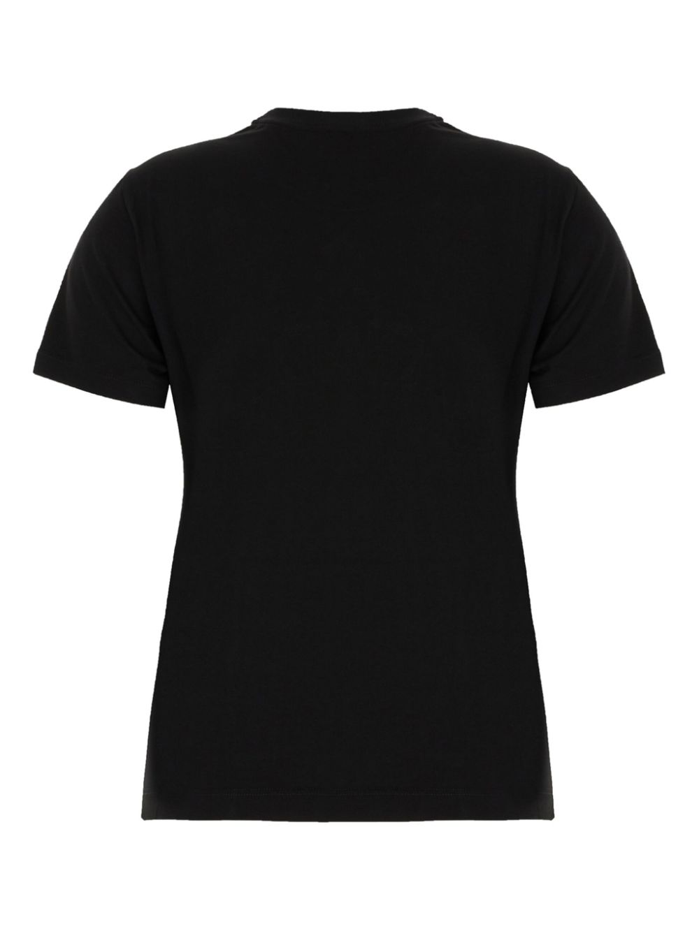 FENDI T-shirt met logo van pailletten - Zwart