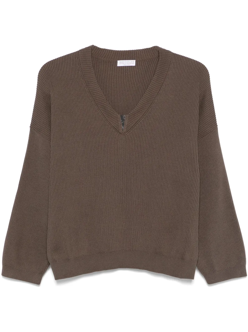 Brunello Cucinelli ribbed sweater | Brown | Image 1