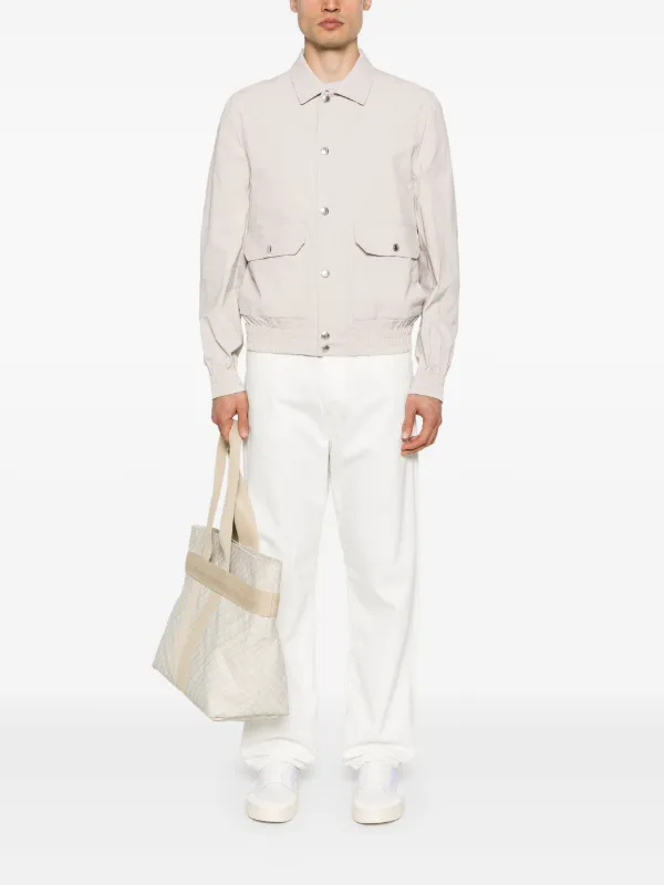 Brunello Cucinelli Cotton Lightweight Jacket | Neutrals
