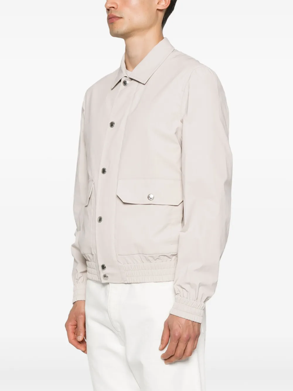 Brunello Cucinelli Katoenen lichtgewicht jack Beige