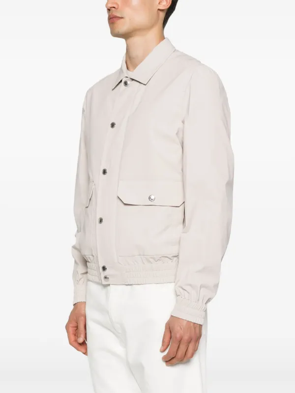 Brunello Cucinelli Cotton Lightweight Jacket | Neutrals