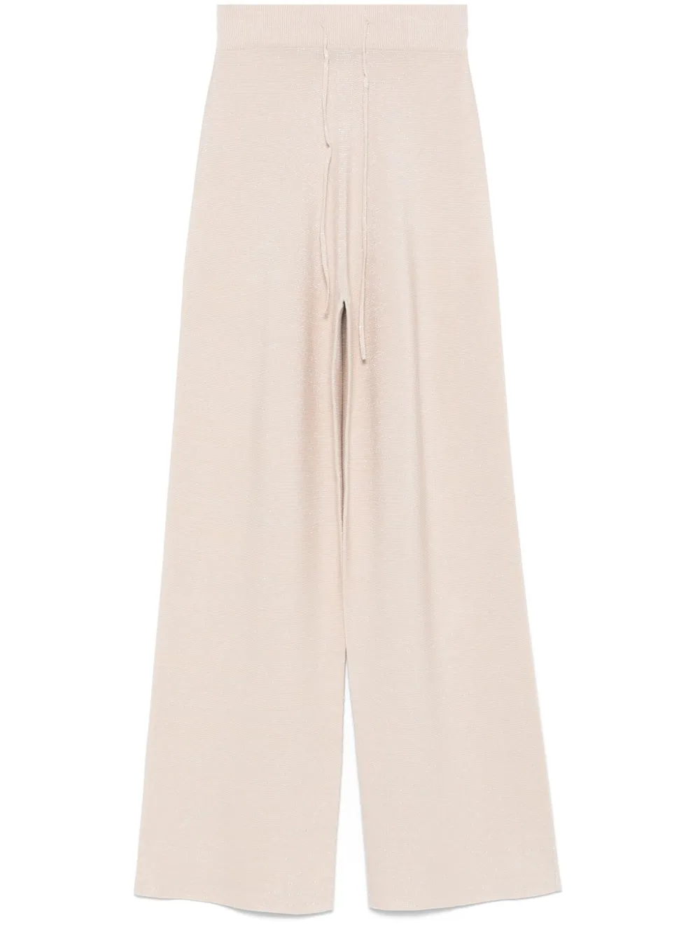 lurex-detail trousers