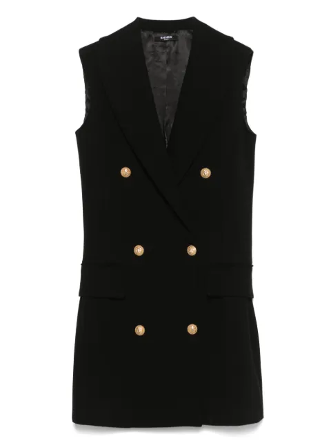 Balmain Kids 더블 브레스티드 드레스