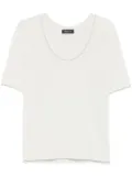 Fabiana Filippi bead-detail T-shirt - Grey
