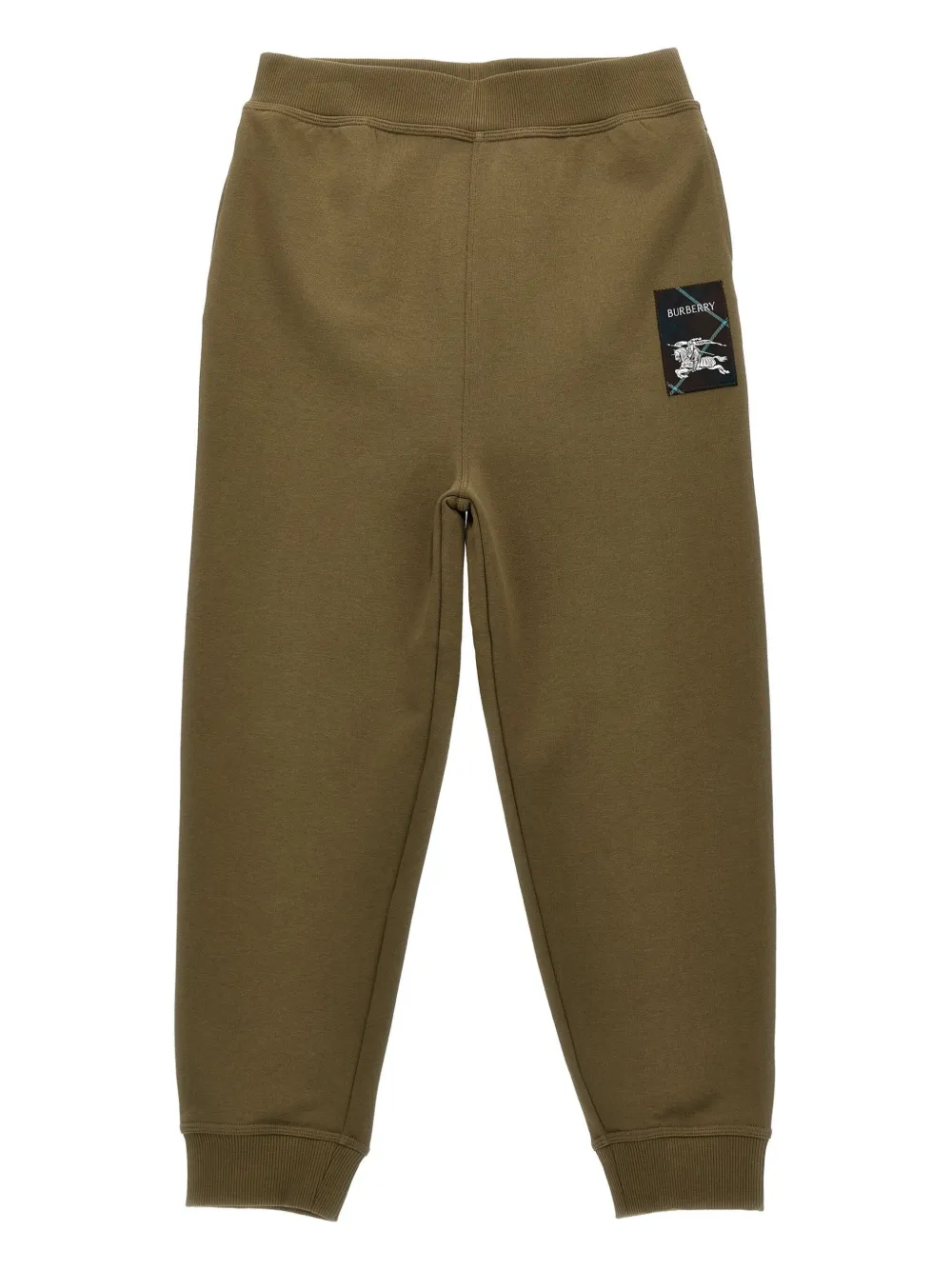 Burberry Kids Trainingsbroek met applicatie Groen