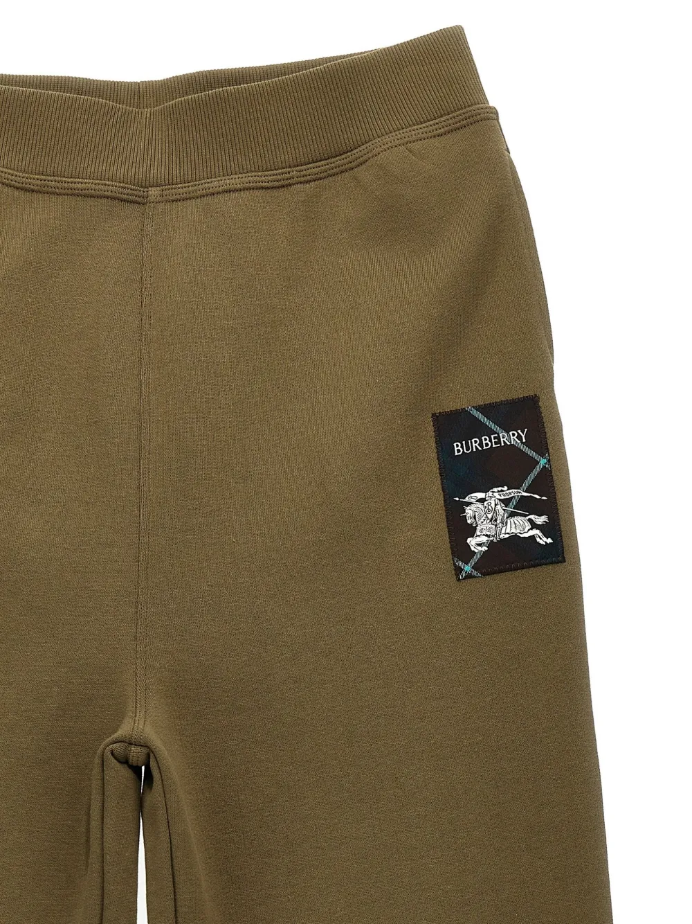 Burberry Kids Trainingsbroek met applicatie Groen
