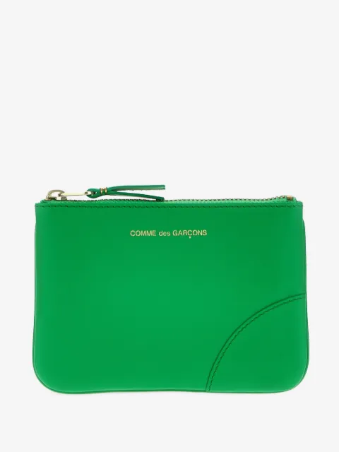 Comme Des Garçons Wallet logo-print leather wallet