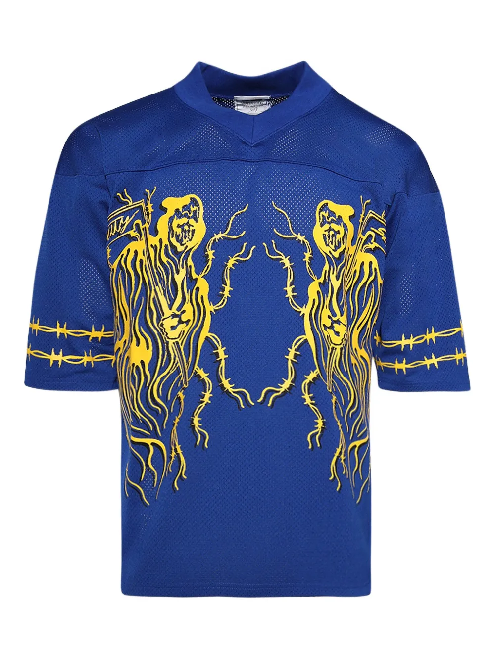 Warren Lotas 1974 Football T-shirt | Blue | Image 1
