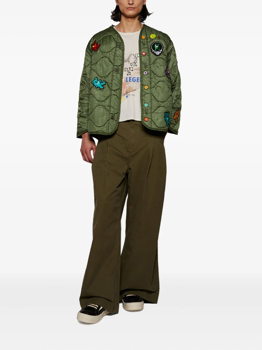 MadeWorn patch-detail padded jacket | Down Jackets | Image 2