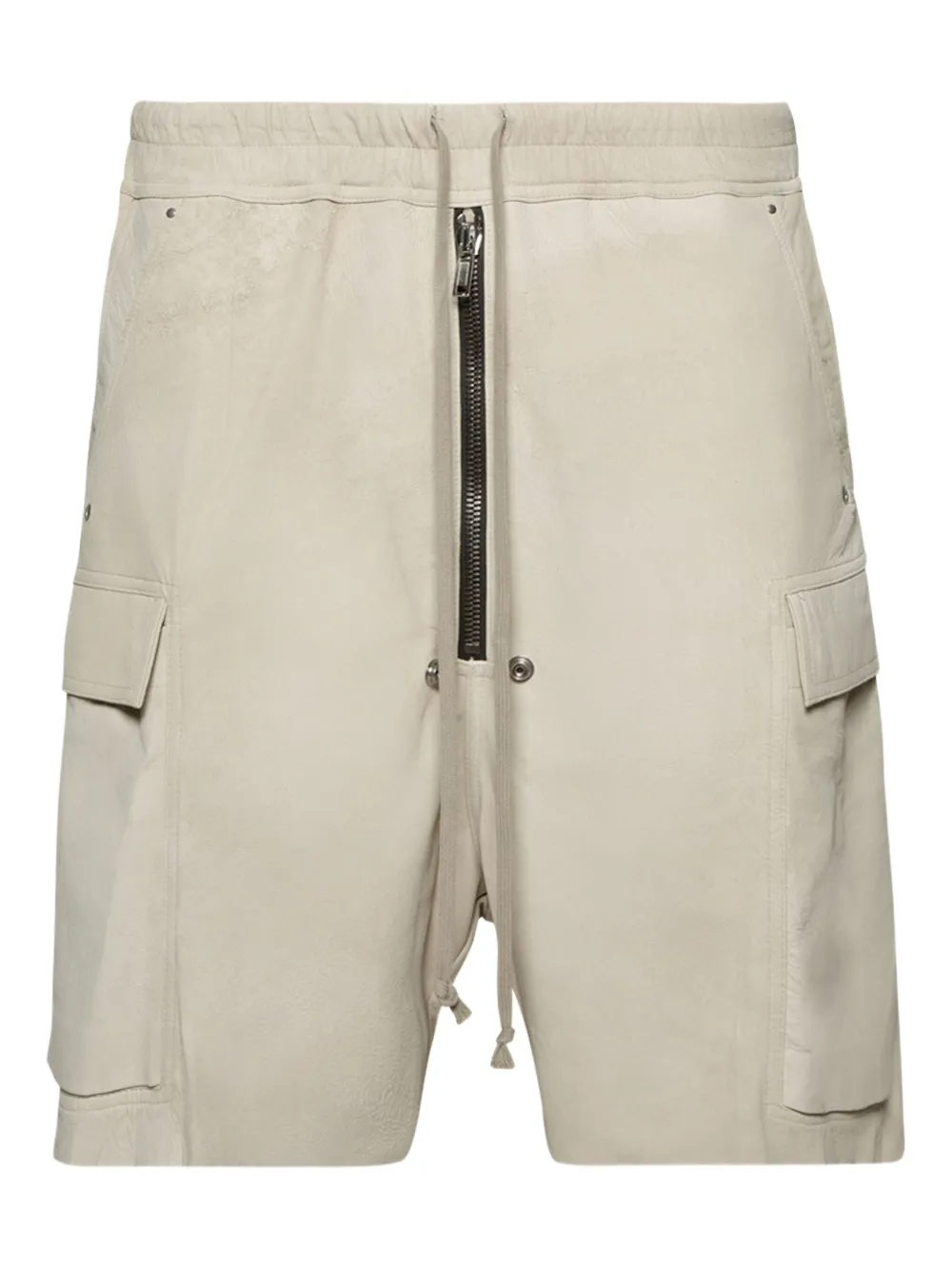 Rick Owens Leren shorts Grijs