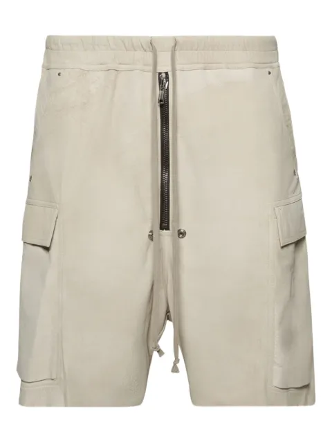 Rick Owens leather shorts