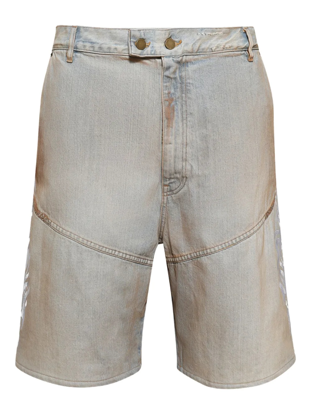 Warren Lotas cotton denim shorts | Blue | Image 1