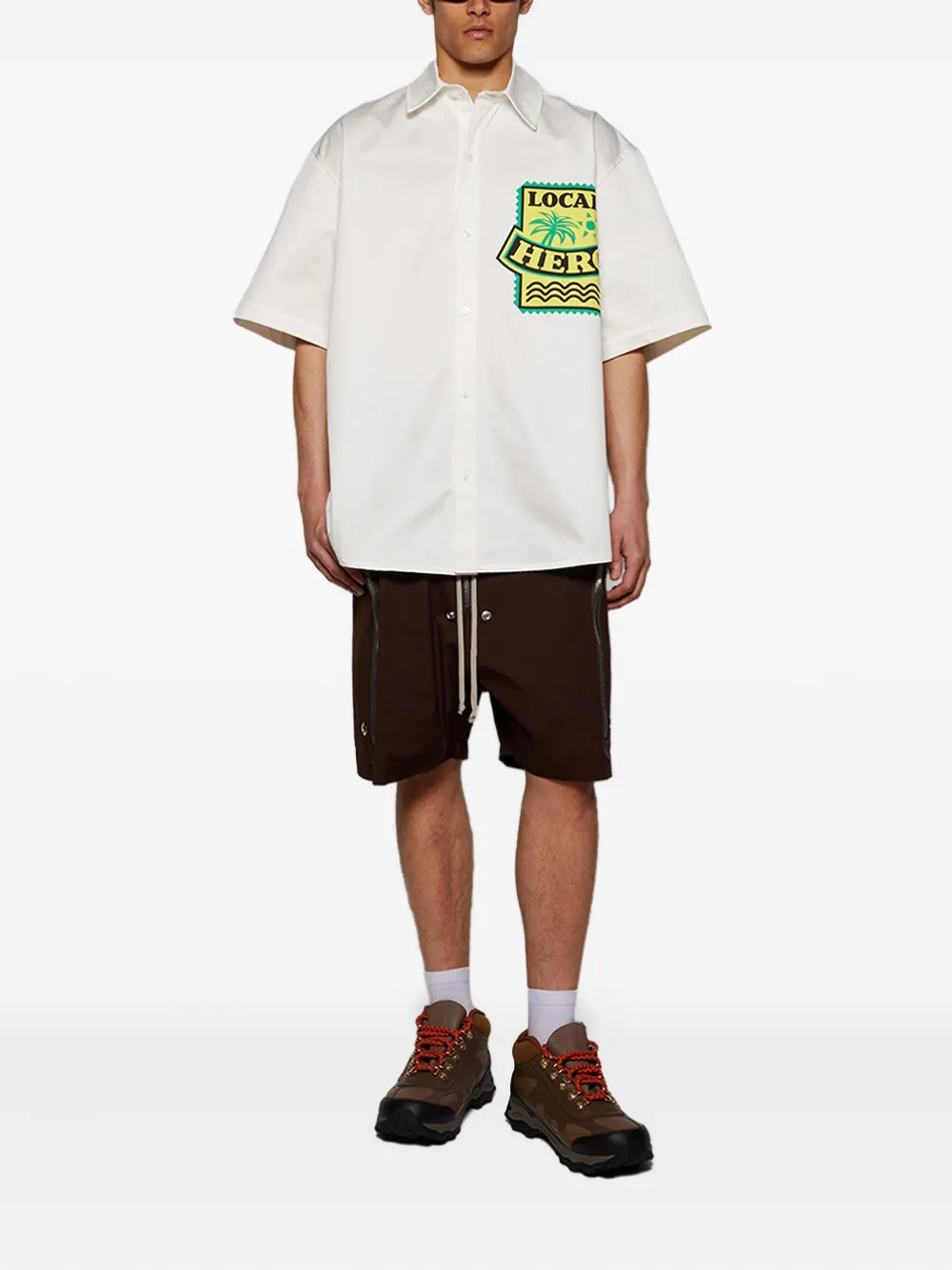 Rick Owens Bauhaus Bela shorts - Zwart