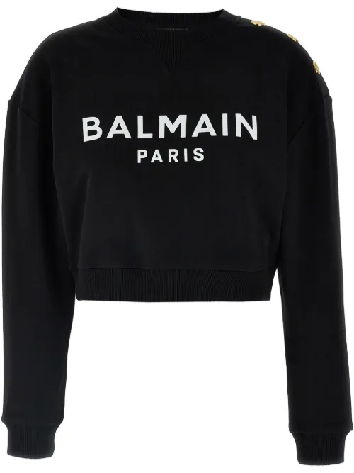 Balmain sweat à logo - Noir - Balmain - Modalova