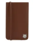 Maison Kitsuné Fox Head phone case - Brown