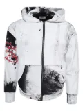Warren Lotas zip-up hoodie - White