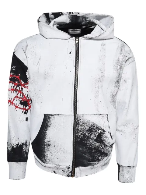 Warren Lotas hoodie con cierre