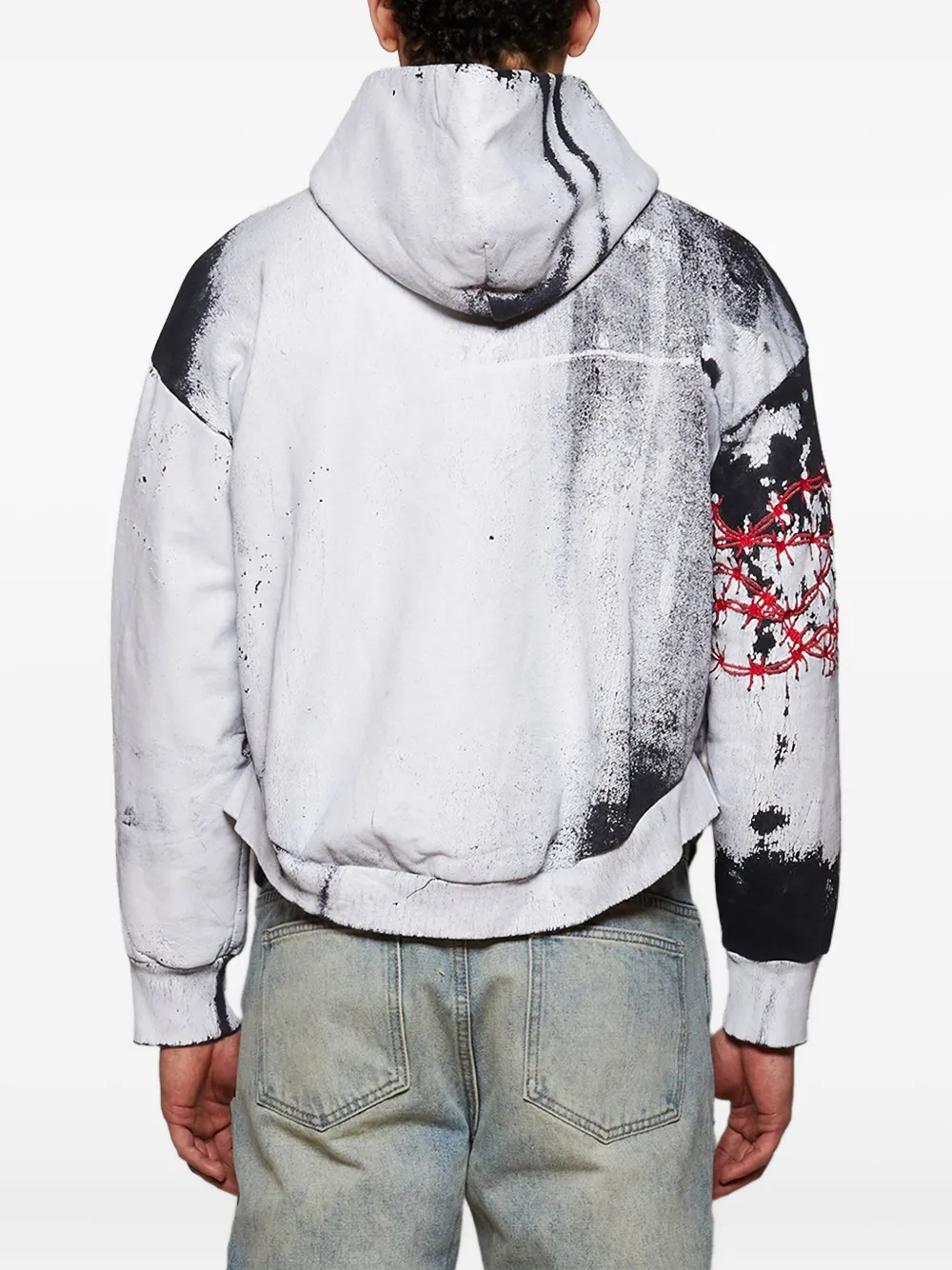 Shop Warren Lotas Zip-up Hoodie