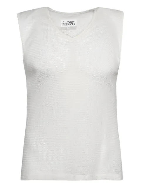 MM6 Maison Margiela camiseta de malla