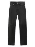 LOEWE leather-panel trousers - Black