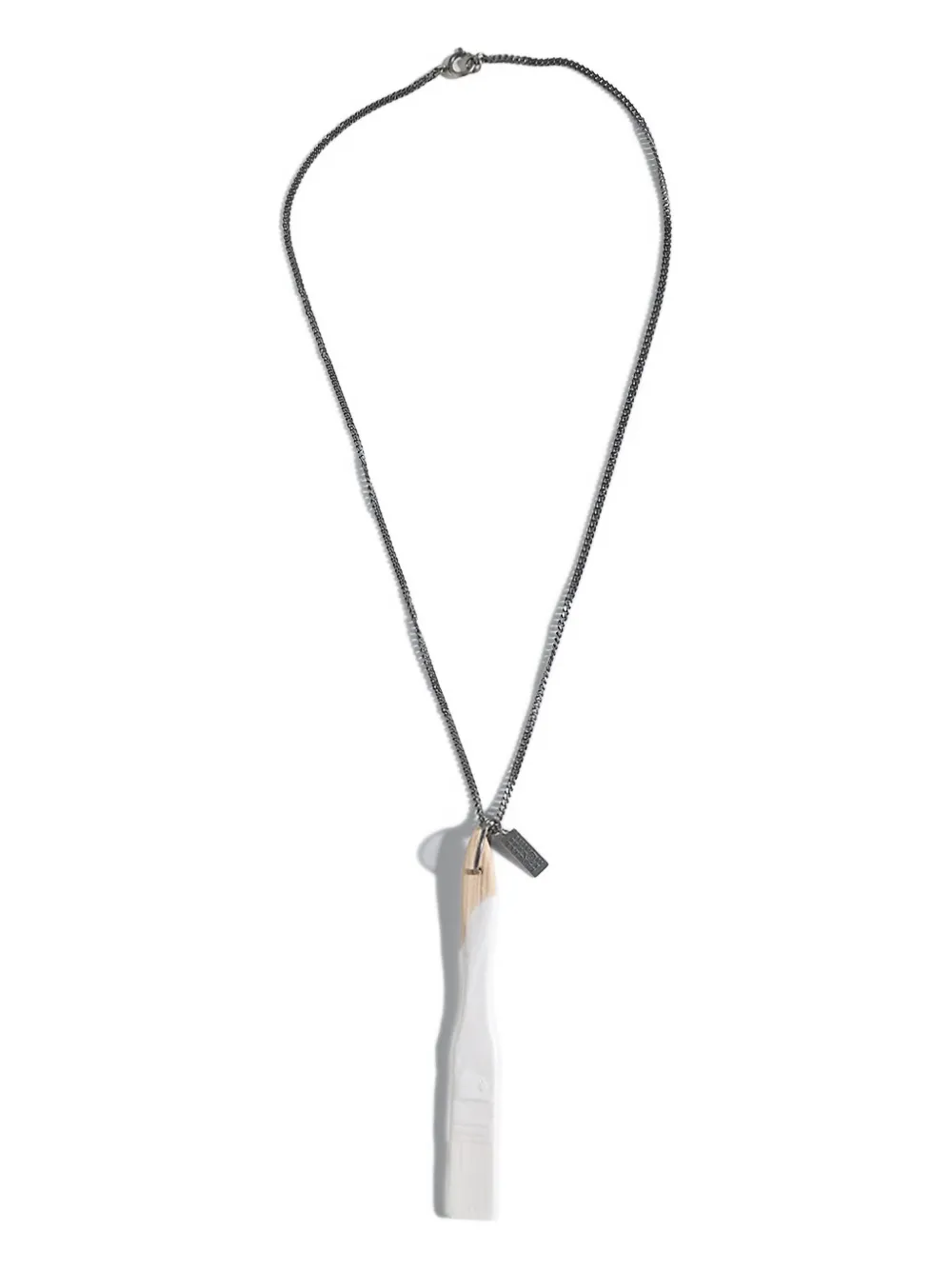 MM6 Maison Margiela collar Paintbrush | plateado | Image 1