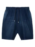 LOEWE drawstring denim shorts - Blue