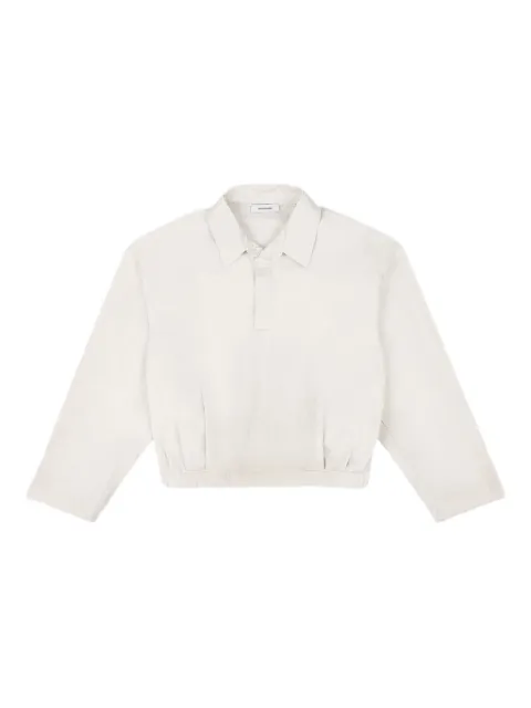ENTIRE STUDIOS Ana cropped poplin overshirt