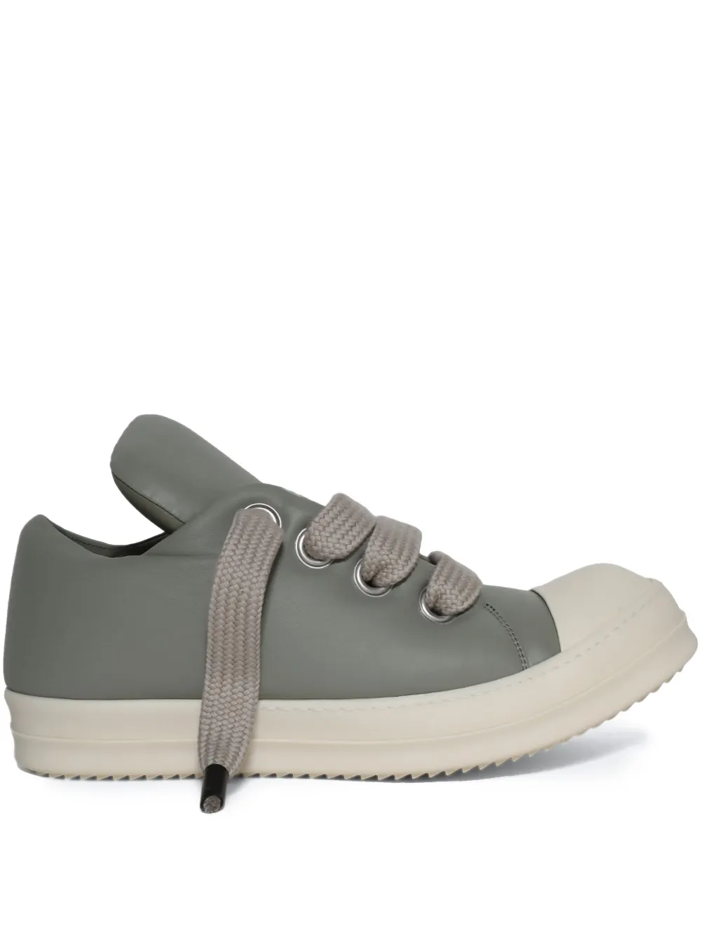 Rick Owens padded leather sneakers Green