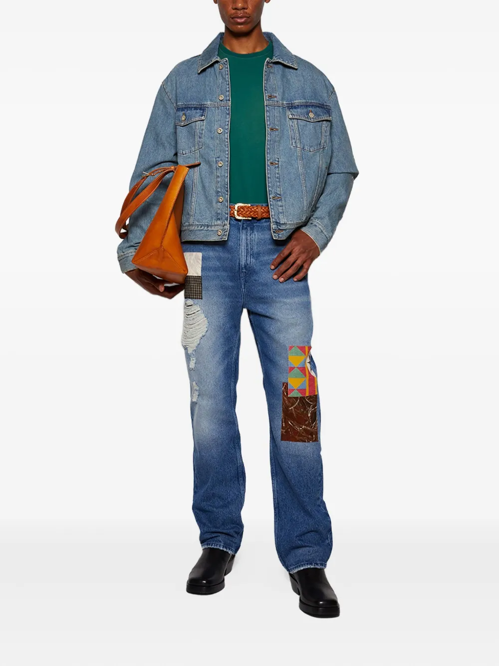 LOEWE Katoenen T-shirt Groen