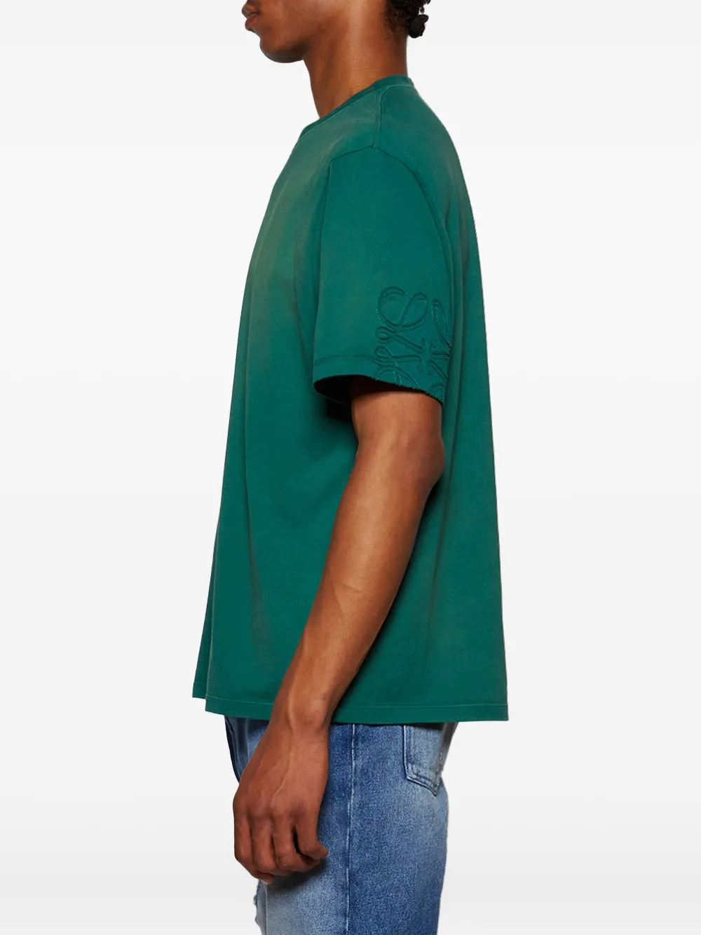 LOEWE Katoenen T-shirt Groen