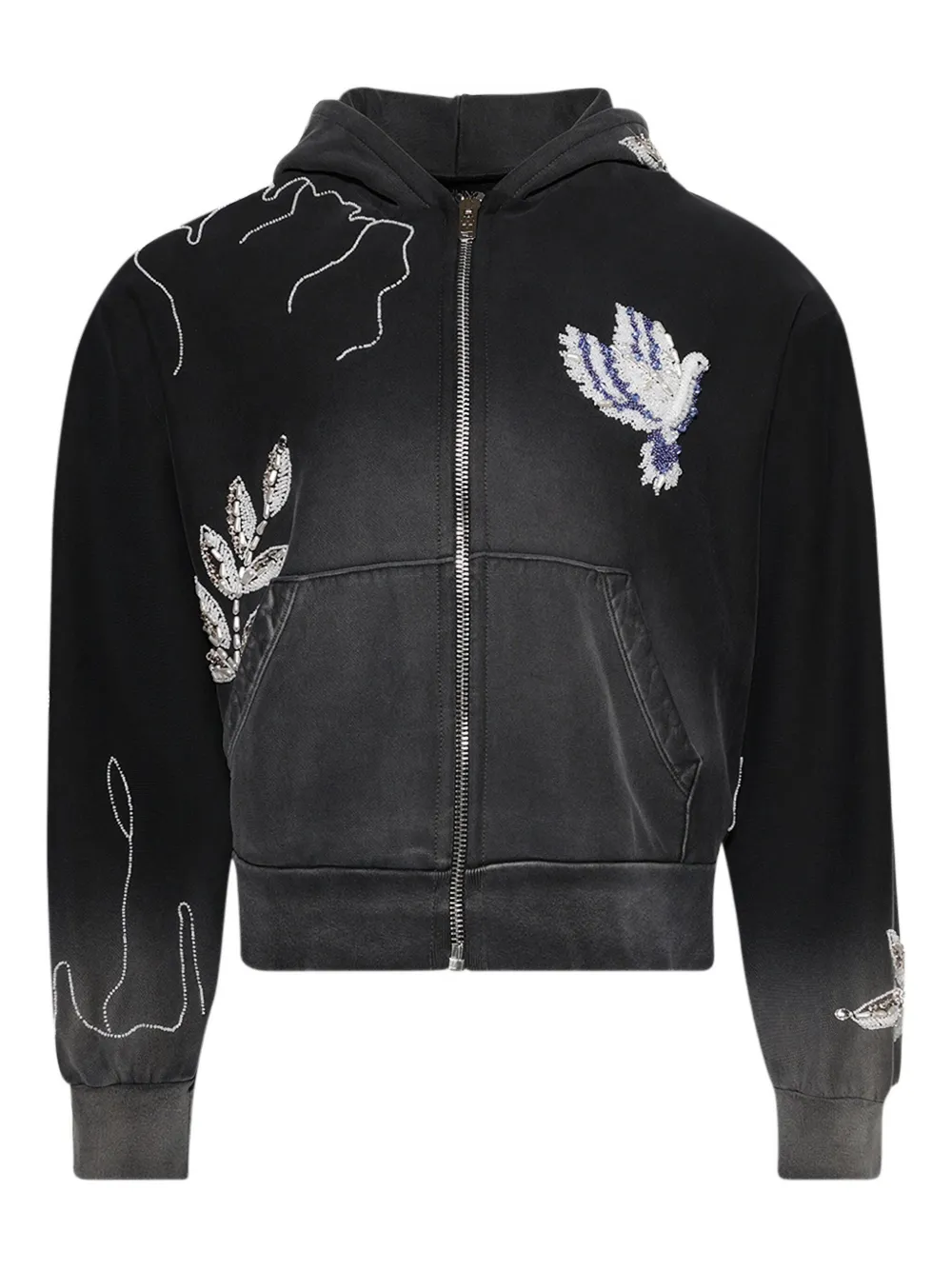 EARTHLING VIP sudadera con capucha de algodón | negro | Image 1