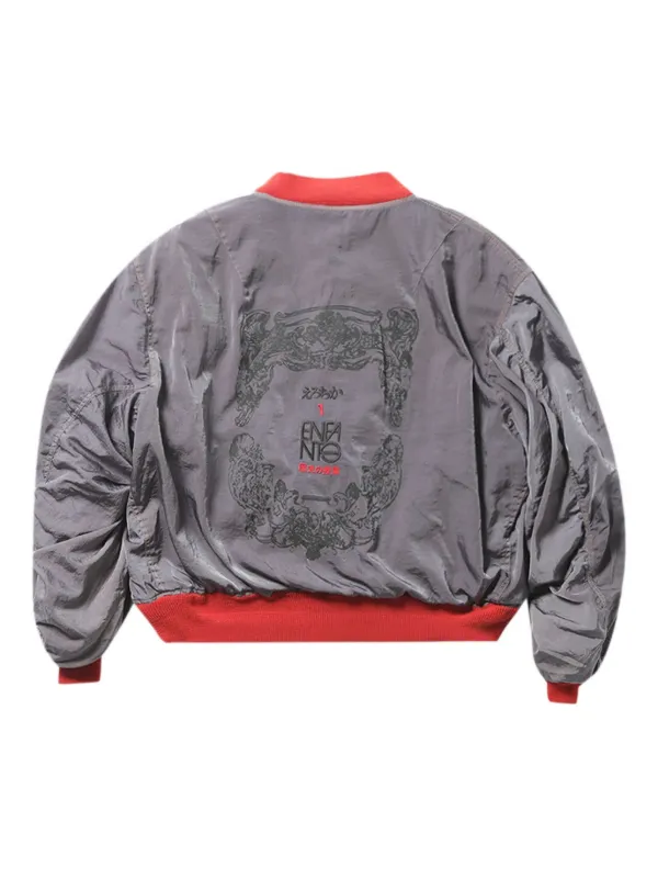 Enfants Riches Déprimés Embroidered Bomber Jacket | Grey | FARFETCH