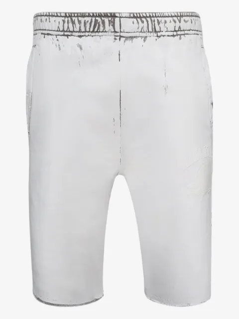MM6 Maison Margiela two-tone frayed shorts